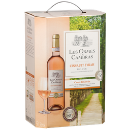 LES ORMES DE CAMBRAS Vin Rosé I.G.P. Pays d'Oc Cinsault Syrah LES ORMES DE CAMBRAS