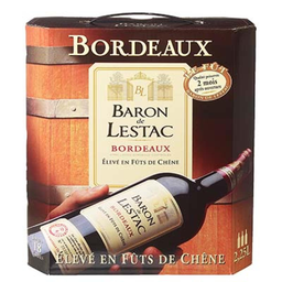 BARON DE LESTAC Vino Burdeos Bib 2,25 L