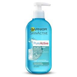 GARNIER Gel Limpiador Facial Piel con Imperfecciones Zinc y Eucalipto 200 ml