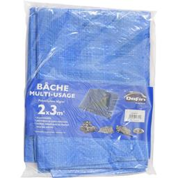DOFIN Bâche multi-usage polyéthylène 60g-m2 2x3m la bâche