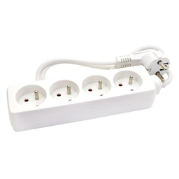 DOFIN Bloc électrique 4 modules 16A+T blanc L'emballage sous blister