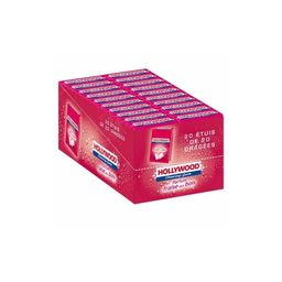 HOLLYWOOD Chewing-gum Fraise des Bois 20 dragées