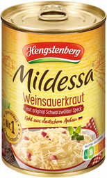HENGSTENBERG mildessa weinsauerkraut mit räucherspeck 425ml
