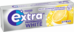 EXTRA Wrigley professional white citrus, 10 dragees 14g