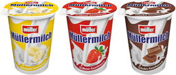 MÜLLER Müllermilch 3 sort 500ml, 12 pcs