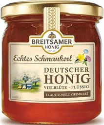 BREITSAMER echtes schmankerl deutscher blütenhonig flüssig 500g