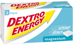 DEXTRO ENERGY magnesium, 3-Pack, 138g, 20 pcs