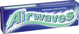 AIRWAVES Wrigley menthol eucalyptus 10 dragees 14g