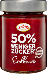 ZENTIS Fruchtaufstrich 50% Weniger Zucker Fresa 195 g