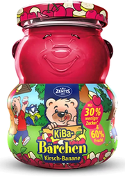 ZENTIS Bärchen Kirsch Banane Fruchtaufstrich 250 g