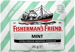 FISHERMAN'S FRIEND Pastilhas Menta sem açúcar 25 g