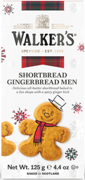 WALKERS Chrismas Shortbread Gingerbread Men 125 g