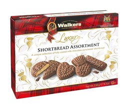WALKERS Luxury Assorted Choco Shortbread 230 g