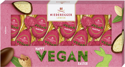 NIEDEREGGER easter vegan marzipan eier "classic" in zartbitter-schokolade 100g