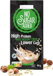 FRANKONIA no sugar added high protein haselnuss-crisp schokolade 90g