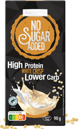 FRANKONIA no sugar added high protein weisse-crisp schokolade 90g