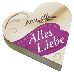 RITTER SPORT Amicelli Herz, 81 peças x 12,5 g
