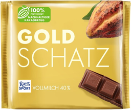 RITTER SPORT Chocolat Goldschatz 250 g