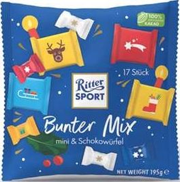 RITTER SPORT Christmas Bunter-Mix 195 g