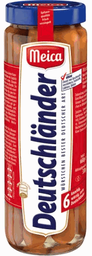 MEICA 6 Deutschländer saucisses de porc fumées 330 g