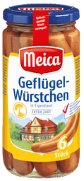 MEICA 6 Geflügel-Würstchen saucisses de volaille 380 g