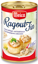 MEICA Ragout Fin Préparation à la dinde et au veau 400 g