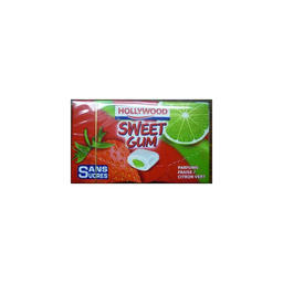 HOLLYWOOD Chewing-gum Sweet Gum Fraise Citron 22 g