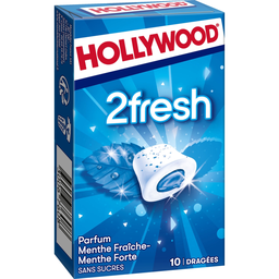 HOLLYWOOD Chewing-Gum Pure Fresh Menthe Forte 10 dragées