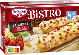 DR.OETKER BISTRO Dr oetker bistro baguette tomate-fromage 4Er 500g
