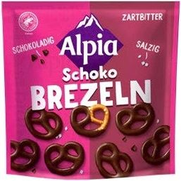 ALPIA Schoko Brezeln Zartbitter 140 g