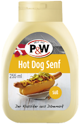 P&W hot dog senf 285g