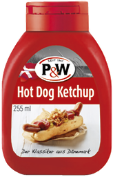 P&W hot dog ketchup 275g