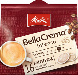 MELITTA Bellacrema Pads Vollmundig & Intensiv 107 g