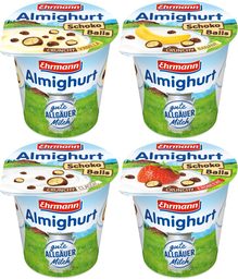 EHRMANN Almighurt Crunchy Morango/Banana/Baunilha/Clássico 20Pcs 150 g