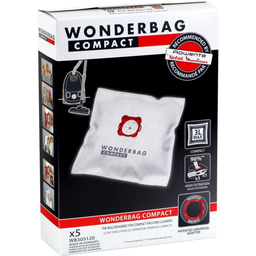 WONDERBAG Sacs aspirateur Compact WB305120 — la boite de 5