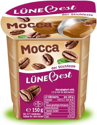LÜNEBEST mocca 3,5% fett becher 150g