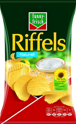 FUNNY FRISCH riffels naturell 150g, 10 pcs