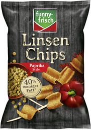 FUNNY FRISCH linsen chips oriental 90g, 12 pcs