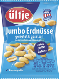 ÜLTJE Jumbo Erdnüsse Tostados y Salados 200 g