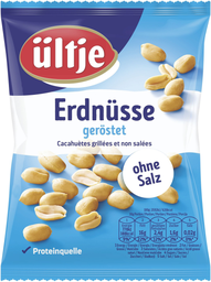 ÜLTJE Erdnüsse, Geröstet, Ohne Salz, 200 g