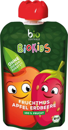 BIO ZENTRALE biokids fruchtmus apfel-erdbeere 90g