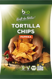 BIO ZENTRALE tortilla chips paprika 125g
