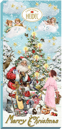 HEIDEL christmas 3D choco grüße "engel nostalgie" 100g