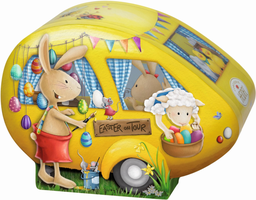 HEIDEL easter wohnwagen “ostergrüße“ 122g