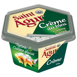 SAINT AGUR Fromage fondu au lait pasteurisé crème, 25% de MG 150 g