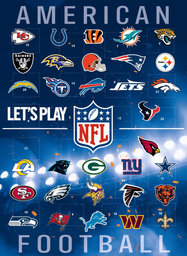 WINDEL NFL Advent Calendar, 64 Pieces, 75 g