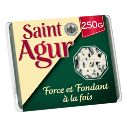 SAINT AGUR Fromage à pâte persillée Fort et fondant Format Familial SAINT AGUR