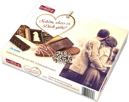 LAMBERTZ Surtido de galletas de chocolate Schön, dass es Dich gibt 500 g