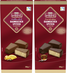 LAMBERTZ Baumkuchenspitzen 2 Sort, Mix-Carton, 20Pcs 150 g