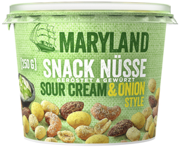 MARYLAND Snack Nüsse Sour Cream & Onion 250 g